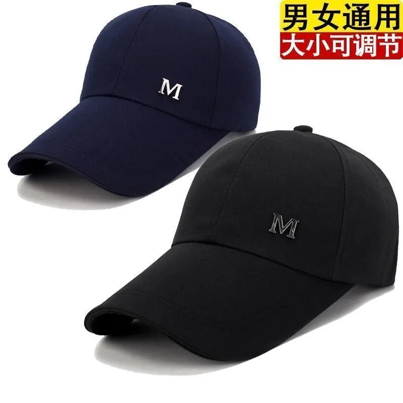 1つ買うともう1つ無料！メンズとレディースの春夏向けつば長めのキャンバス製ベースボールキャップ、アウトドア用メンズサンシェードフィッシング薄手帽子。